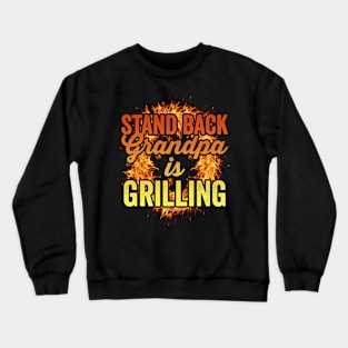 Funny Grilling Grandpa BBQ Season Grill Master Crewneck Sweatshirt